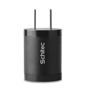 Miniformaadis kaasaskantav ühe USB ümmarguse vormiga seinalaadija