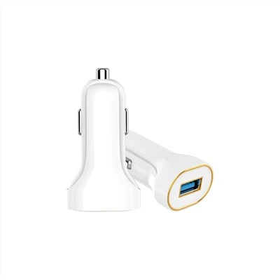 Ühe USB-pordiga lehekujuline disainiga autolaadija